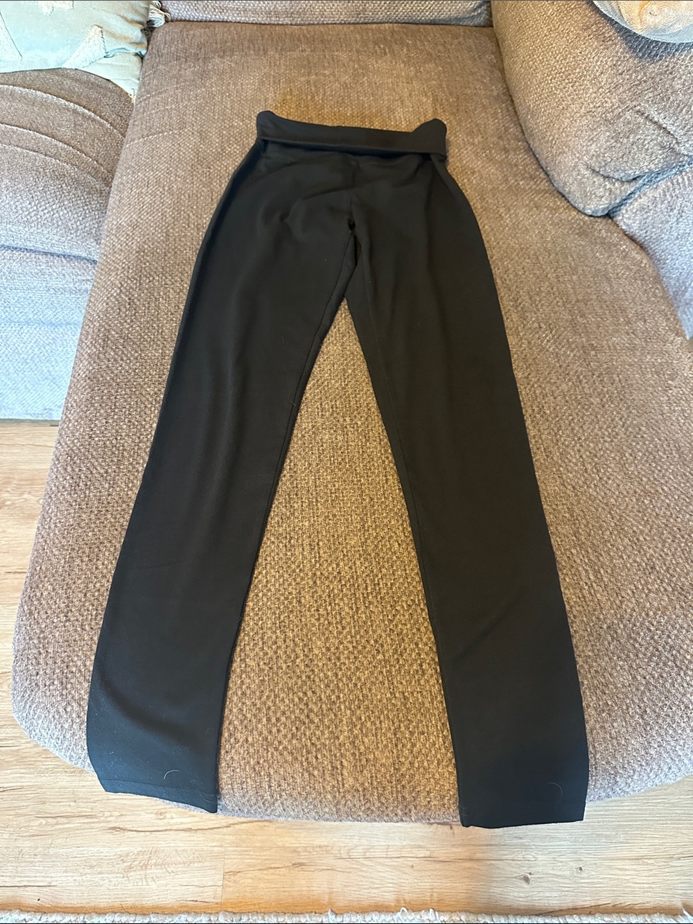 aerie Black Ponte High-Rise Leggings